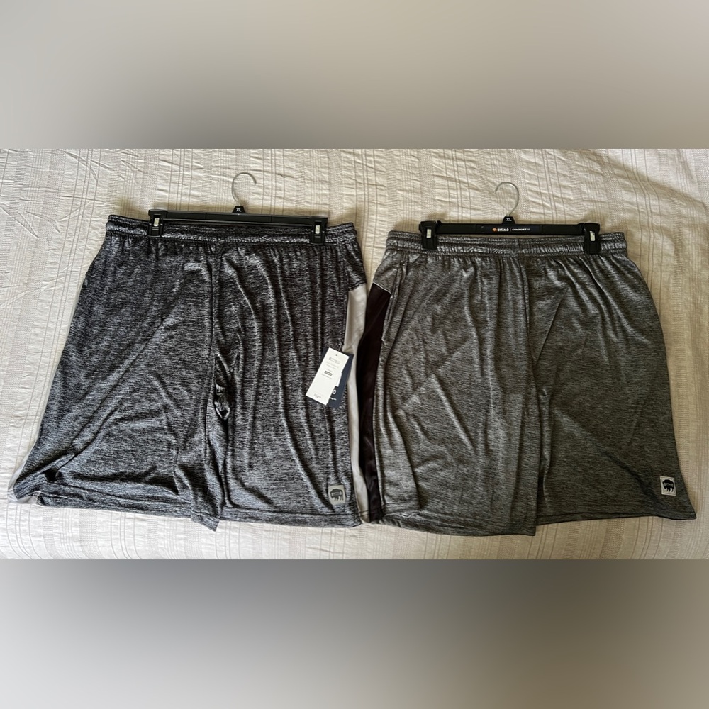 Two Pairs Buffalo Outdoors Athletic Shorts